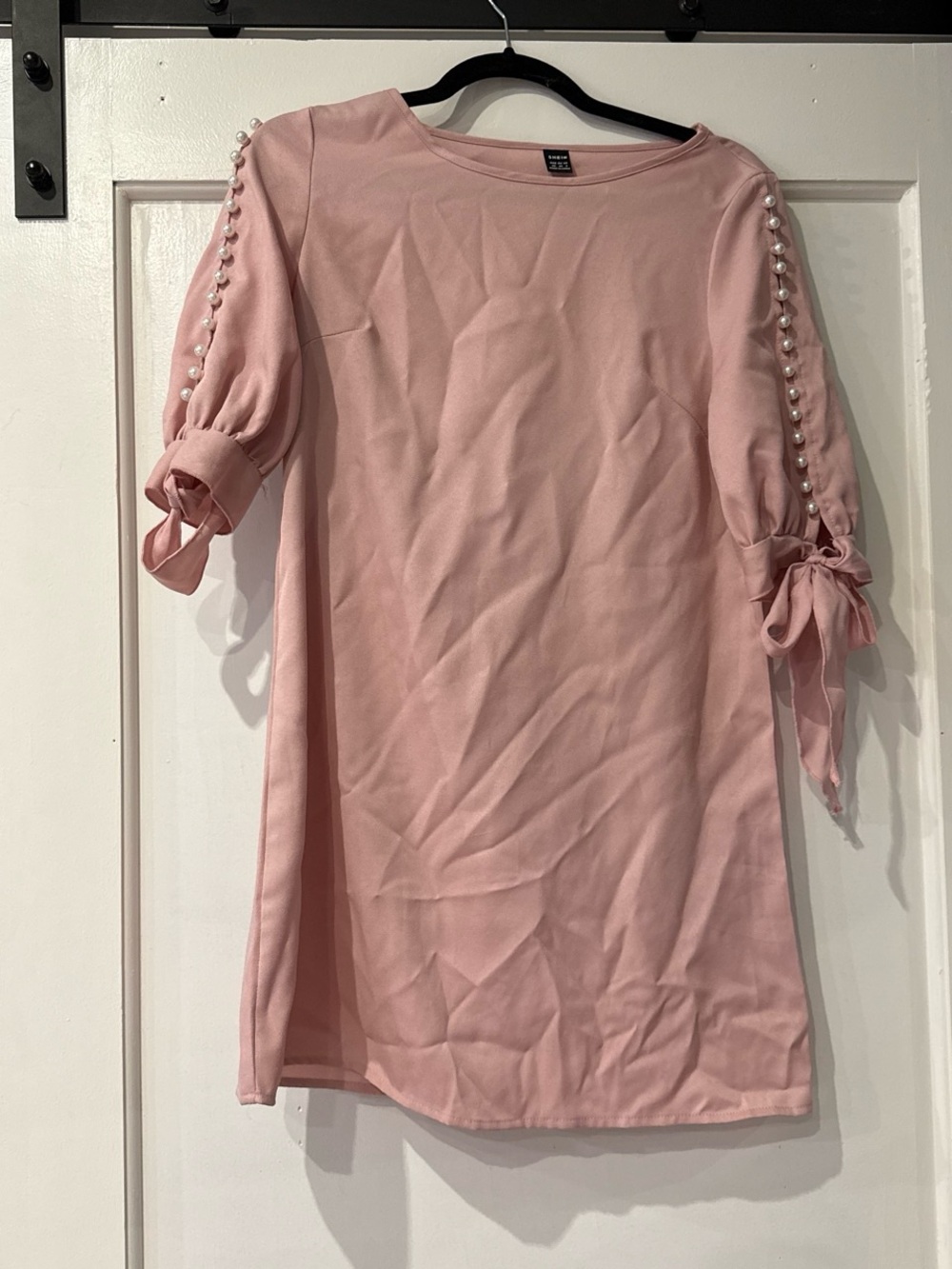 SHEIN Dusty Blush Crew Neck Top